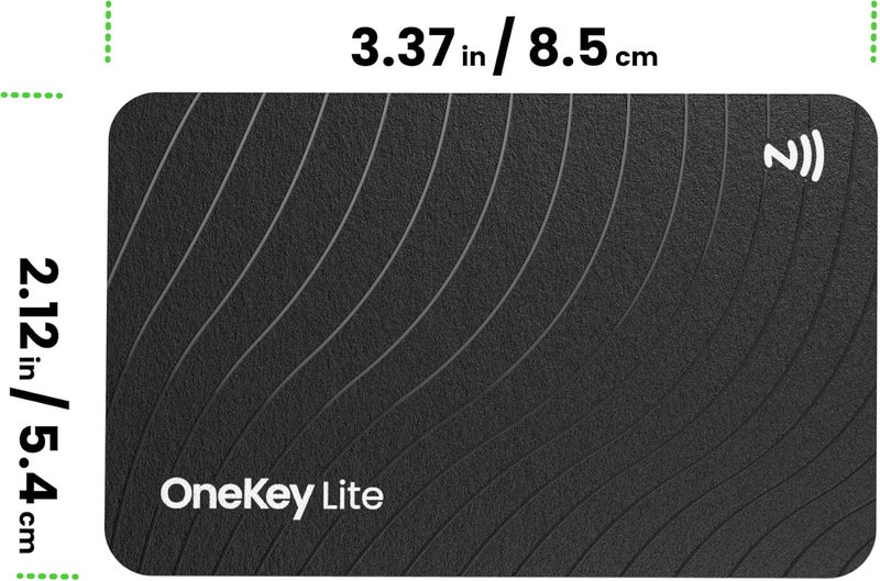 onekey Lite - Crypto Seed Storage - Mnemonic Phrase Password Backup and Recovery Phrase Backup Card -Stored Phrase in the EAL 6+ Chip & NFC Near Field Communication- Work with APP - Image 4
